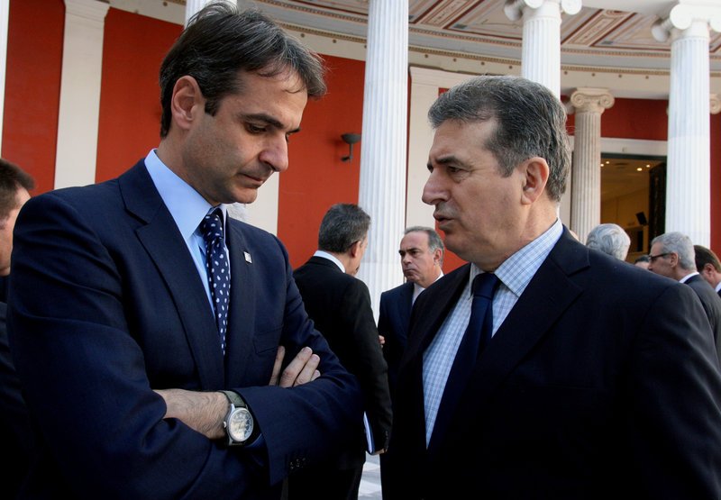 Κυριάκος Μητσοτάκης και Μιχάλης Χρυσοχοΐδης στο Ζάππειο το 2014