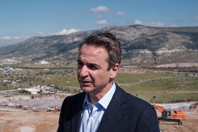 Ο Κυριάκος Μητσοτάκης στο ΧΥΤΑ Φυλής / Φωτογραφία: Intimenews/ΓΡΑΦΕΙΟ ΤΥΠΟΥ ΝΔ/ΔΗΜΗΤΡΗΣ ΠΑΠΑΜΗΤΣΟΣ