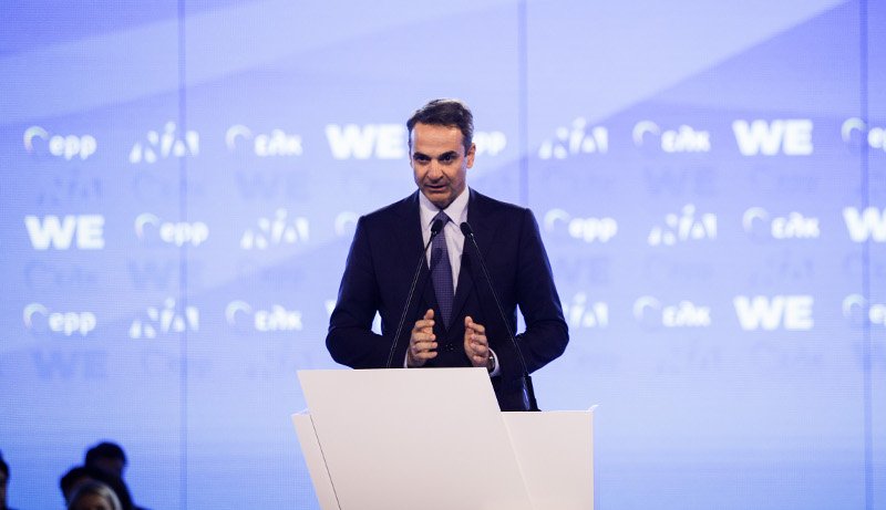 Ο Κυριάκος Μητσοτάκης στο Ζάππειο-