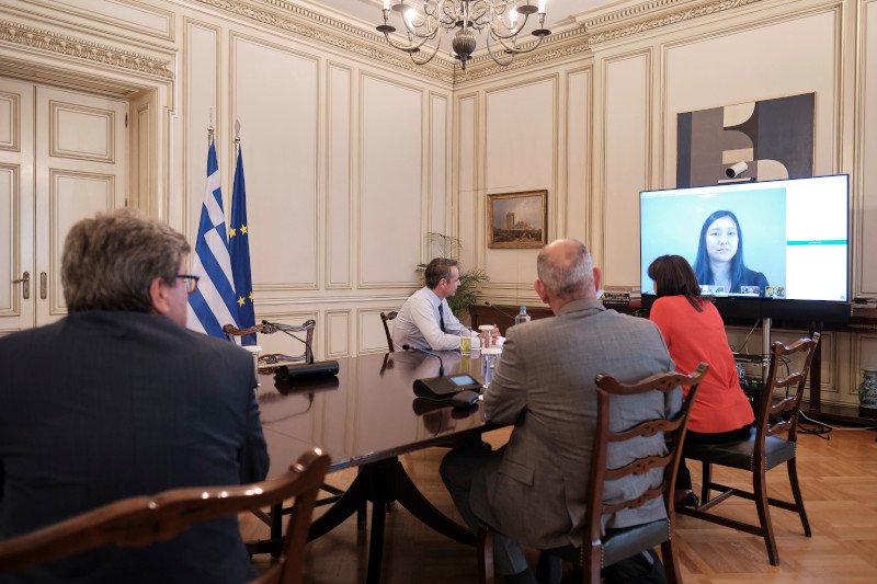 Τηλεδιάσκεψη Μητσοτάκη στο πλαίσιο της ελληνοαμερικανικής συνεργασίας στον τομέα της ανώτατης εκπαίδευσης