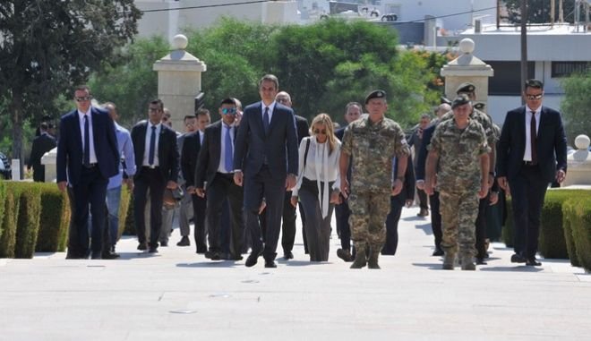 Ο πρωθυπουργός της Ελλάδας Κυριάκος Μητσοτάκης επισκέφθηκε τον Τύμβο Μακεδονίτισσας όπου κατέθεσε στεφάνι