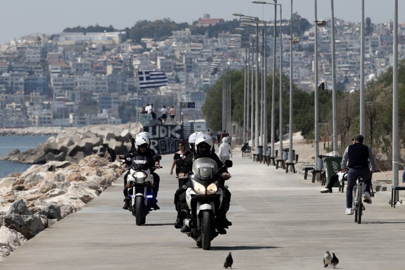 Μηχανάκια ομάδας ΔΙΑΣ στο Παλαιό Φάληρο - Eurokinissi
