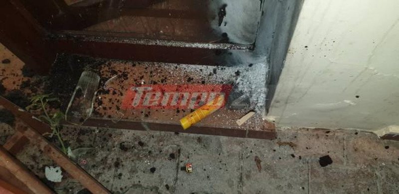 Καπνογόνο στο έδαφος σε μαγαζί