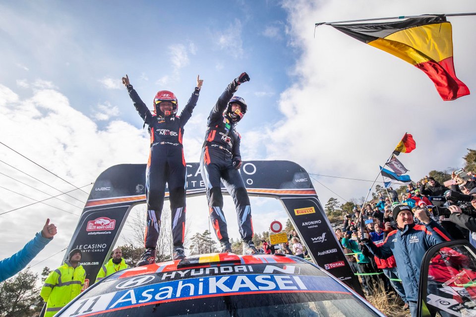 Πρωτιά για τη Hyundai στο Rallye Monte-Carlo