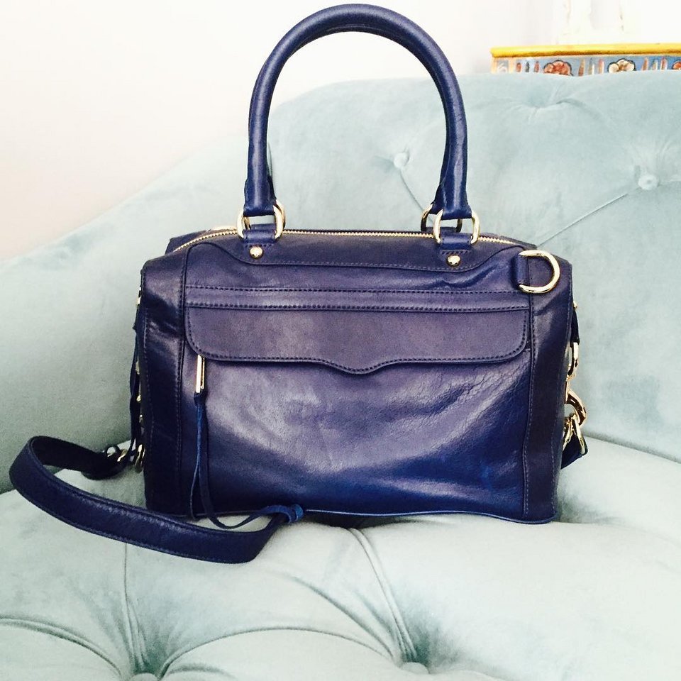 morning after bag blue rebecca minkoff