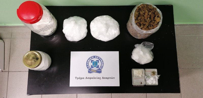 Τα μετρητά που εντόπισε η ΕΛ.ΑΣ.