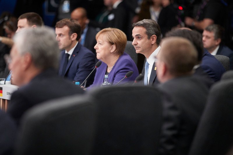 Η Ανγκελα Μέρκελ και ο Κυριάκος Μητσοτάκης