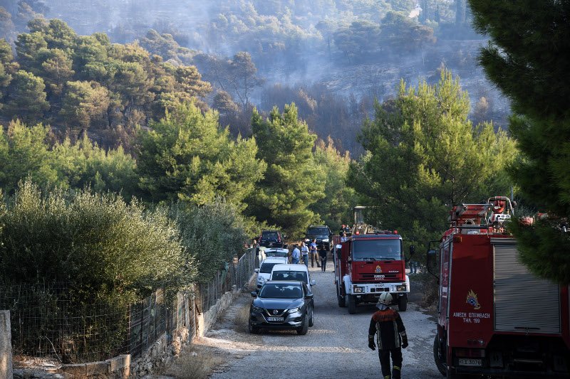 Φωτιά στη Νέα Μάκρη