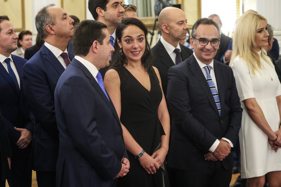 Η Δόμνα Μιχαηλίδου αναμένει την ορκωμοσία της νέας κυβέρνησης Μητσοτάκη