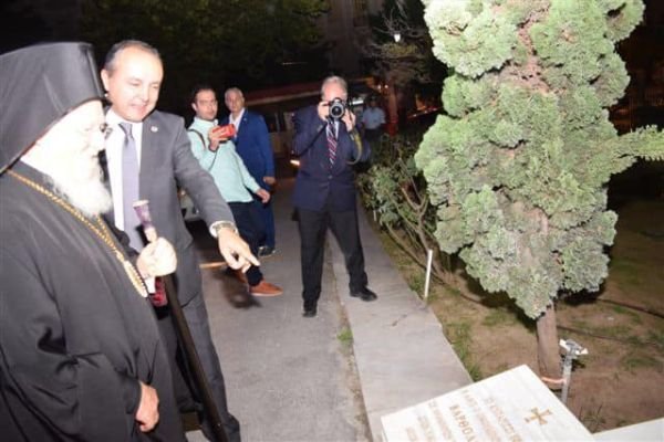 Επίσκεψη στο Διοικητήριο πραγματοποίησε το βράδυ της Παρασκευής ο Οικουμενικός Πατριάρχης Βαρθολομαίος