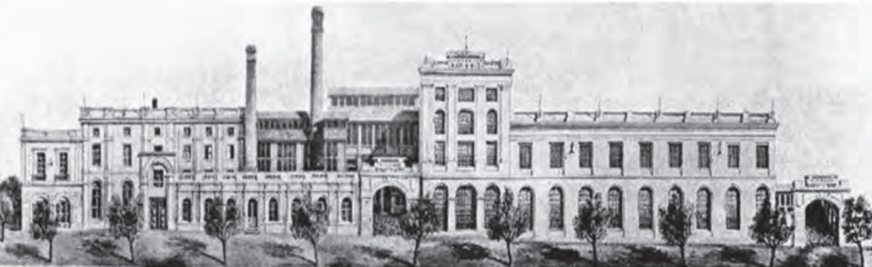 Η όψη της ζυθοποιίας από τη Συγγρού  «Project Fix. Aναβιώνοντας το Μέλλον» 