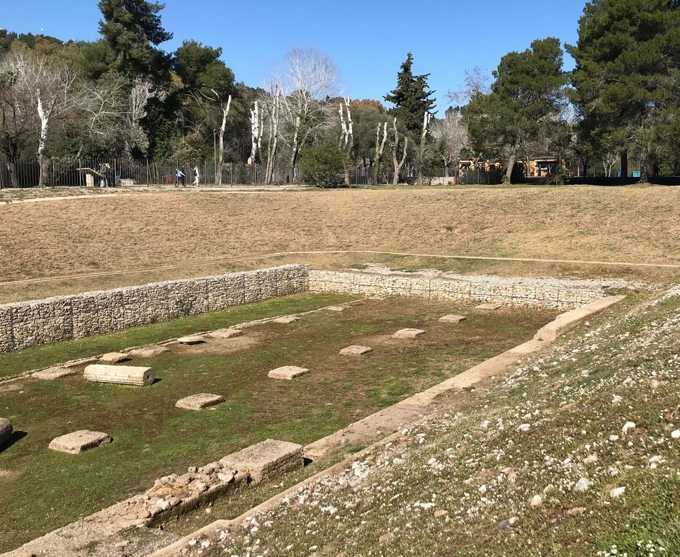 Η Στοά του Γυμνασίου στην Αρχαία Ολυμπία