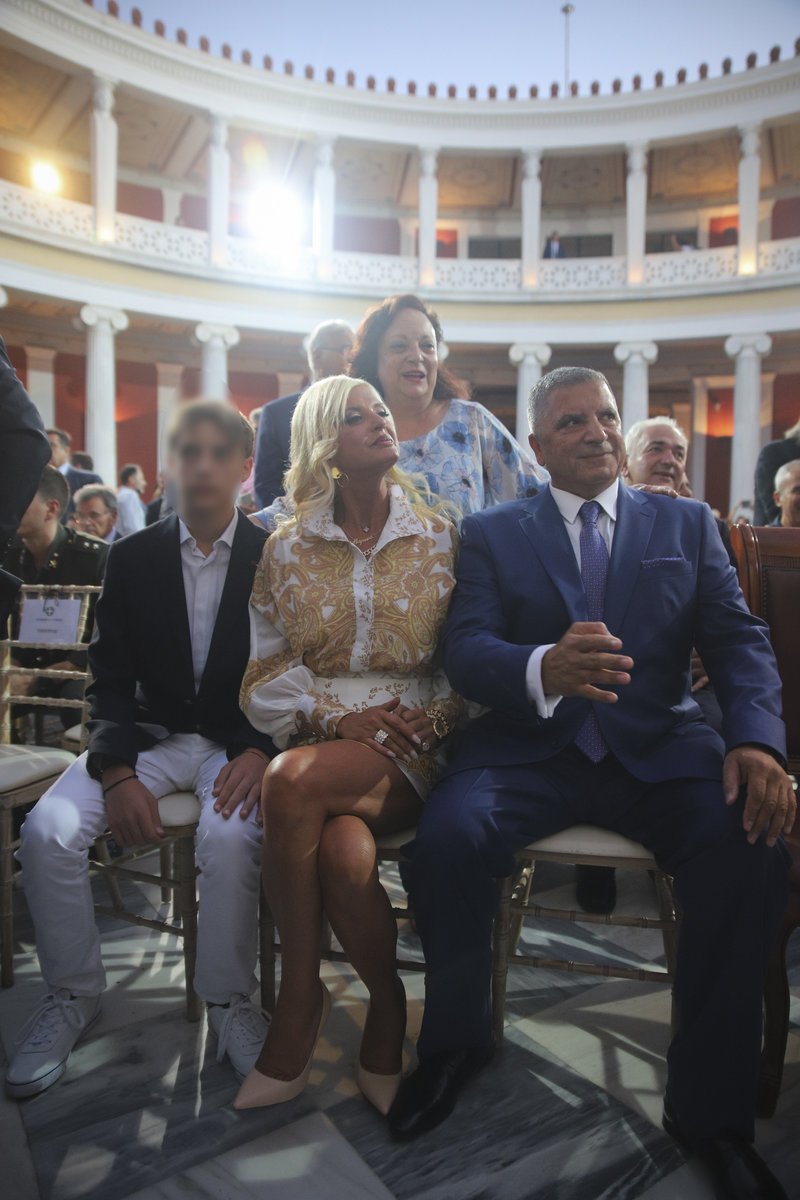 Ο Γιώργος Πατούλης, η Μαρίνα Πατούλη και ο γιος τους