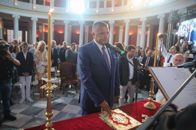 Ο Γ. Πατούλης ορκίζεται περιφερειάρχης Αττικής