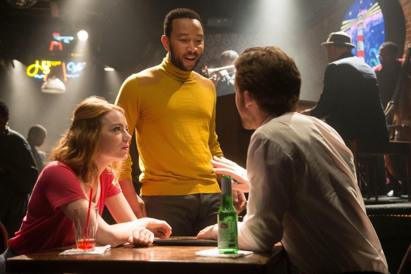 Το «La La Land», μια ιστορία αγάπης δύο λευκών, με τον John Legend σε υποστηρικτικό ρόλο, θα μπορούσε ακόμα να προκληθεί για υποψηφιότητα μέσω του Προτύπου Α/ Φωτογραφία: Last night on