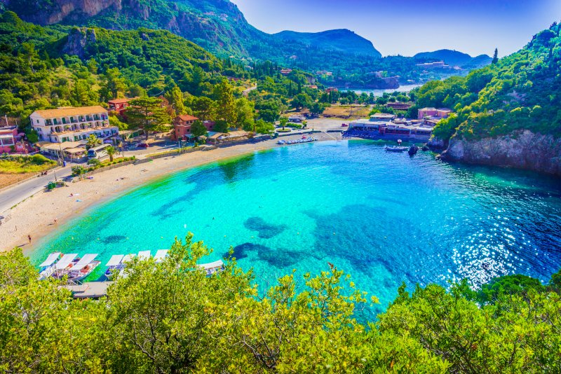 Παραλία Παλαιοκαστρίτσα στην Κέρκυρα