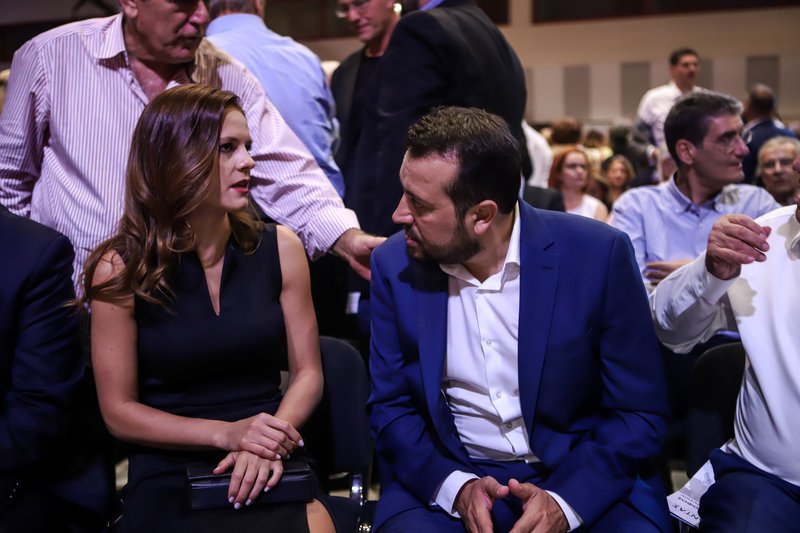 Εφη Αχτσιόγλου Νίκος Παππάς στη ΔΕΘ 2019