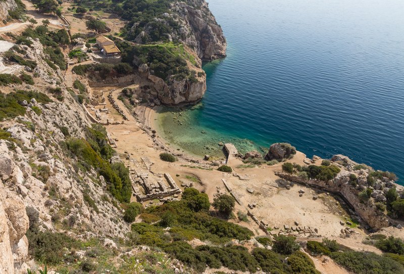 Η παραλία από ψηλά