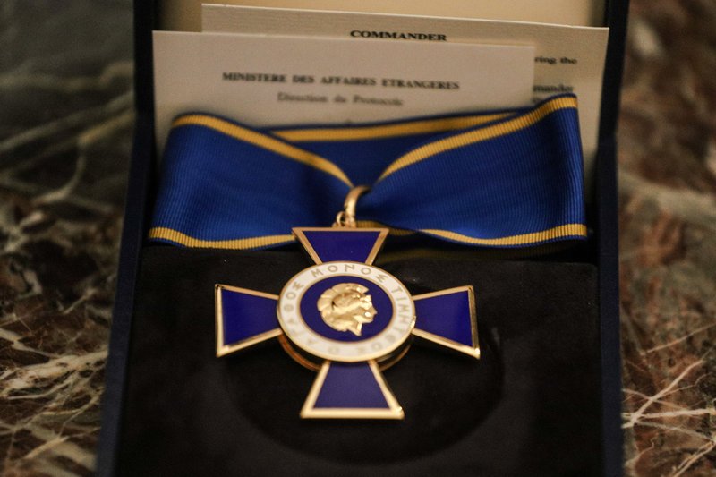 Απονομή του Παρασήμου του Ταξιάρχη του Τάγματος της Τιμής στον κ. Roderick Macleod Beaton