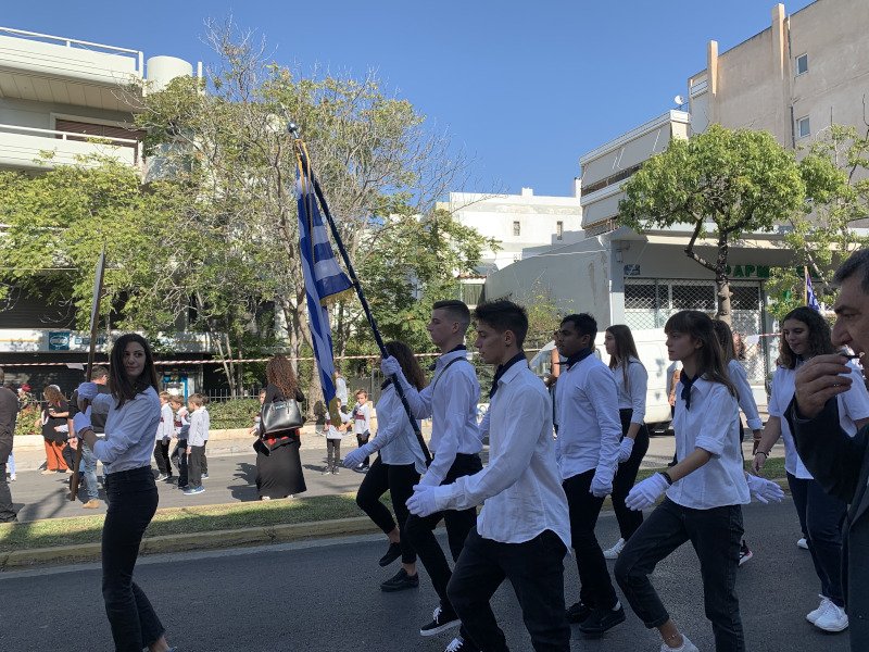 Παρέλαση μαθητών στο Ελληνικό