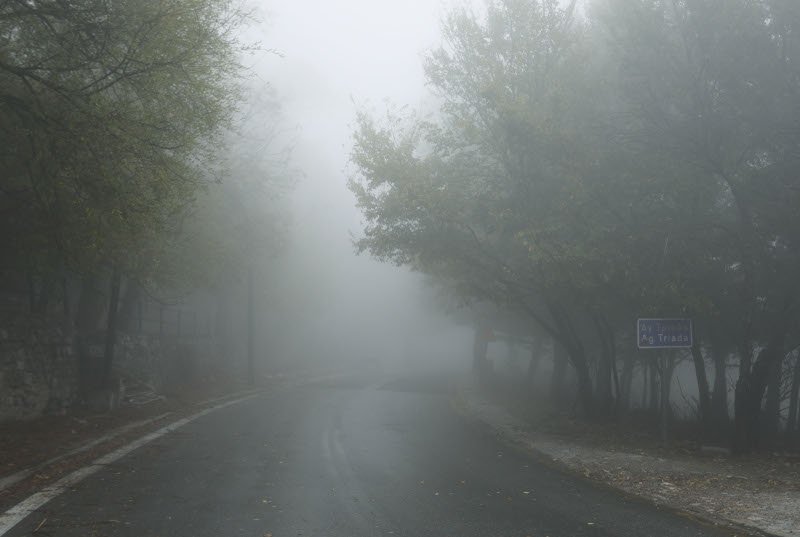 Ομίχλη στην Πάρνηθα