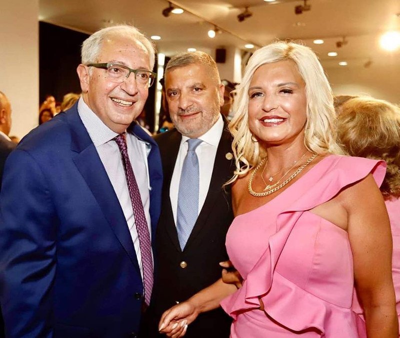 Η Μαρίνα Πατούλη με τον Δήμαρχο Αμαρουσίου