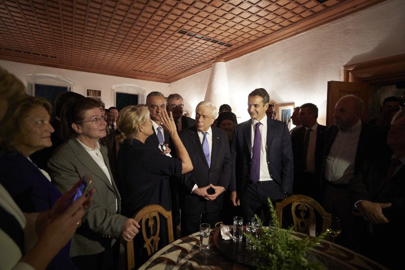 Ο Πρόεδρος της Δημοκρατίας, Προκόπης Παυλόπουλος, & ο πρωθυπουργός Κυριάκος Μητσοτάκης