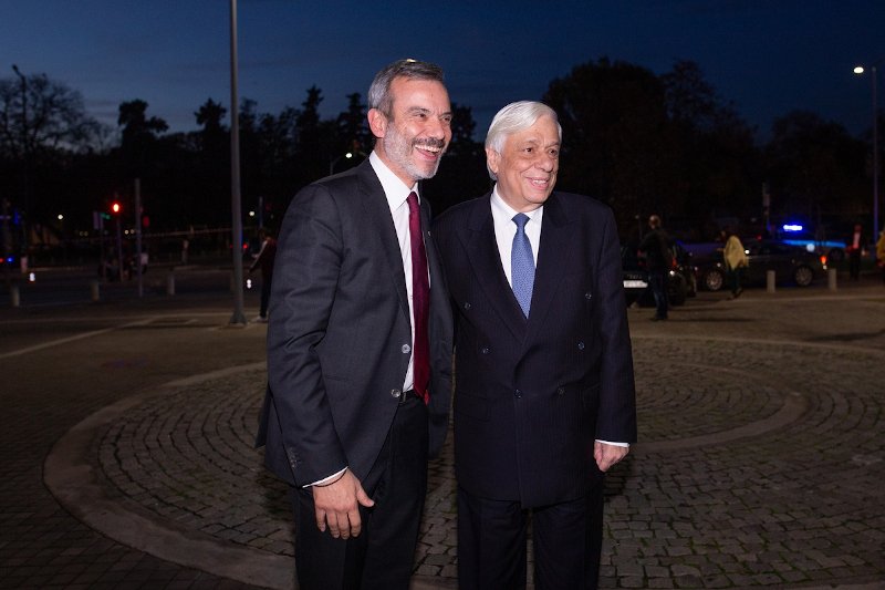 Ο Προκόπης Παυλόπουλος με τον Κωνσταντίνο Ζέρβα