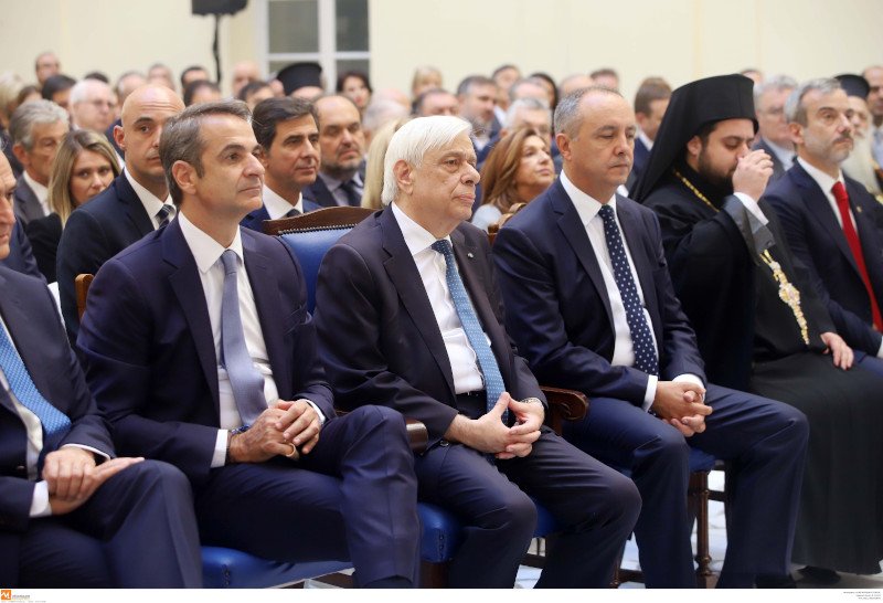 Προκόπης Παυλόπουλος και Κυριάκος Μητσοτάκης έδωσαν το «παρών« στα εγκαίνια της έκθεσης «Σύγχρονες όψεις του Αγίου Δημητρίου στη Θεσσαλονίκη»