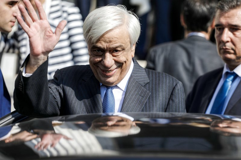 Ο Πρόεδρος της Δημοκρατίες κατά την άφιξή του στο Ζάππειο Μέγαρο -Φωτογραφία: EUROKINISSI
