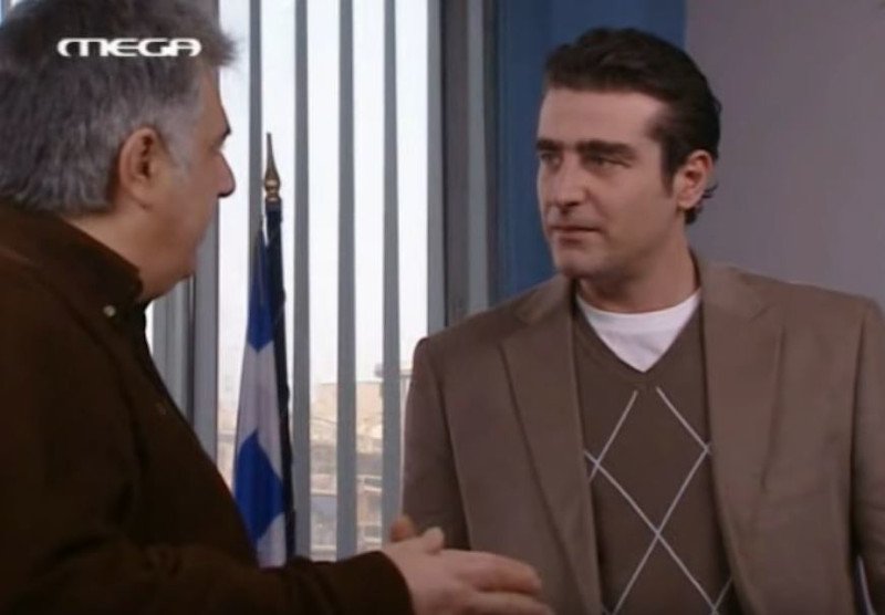 Με τον Ιεροκλή Μιχαηλίδη/ Φωτογραφία: YouTube