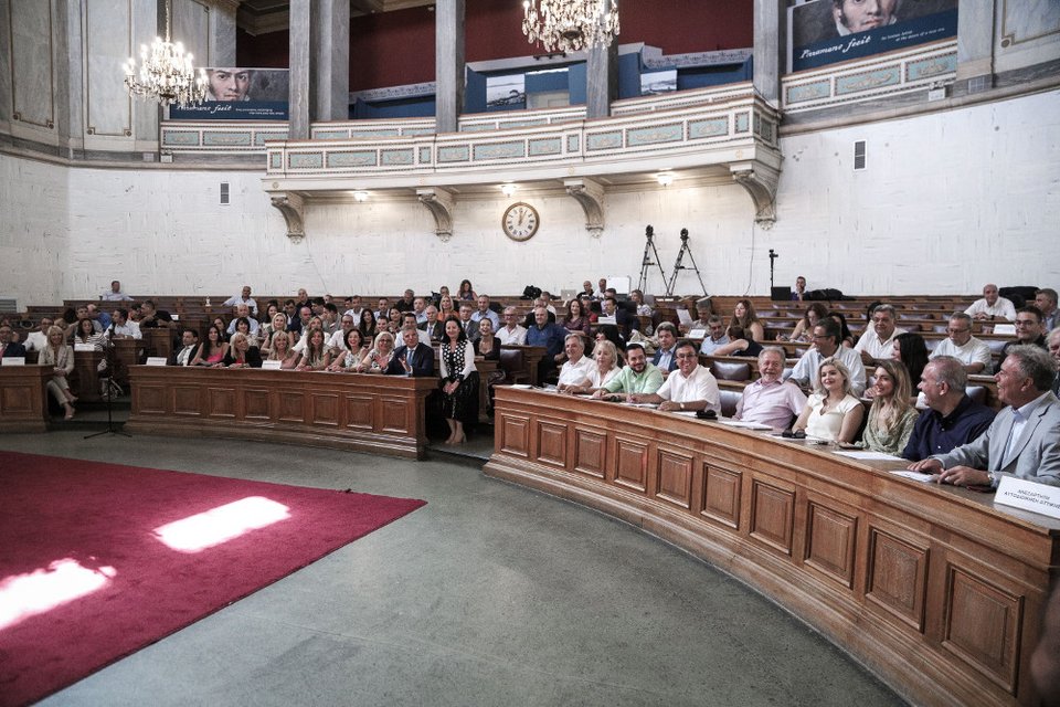 Η πρώτη συνεδρίαση του νέου περιφερειακού συμβουλίου Αττικής/Φωτογραφία: Eurokinissi