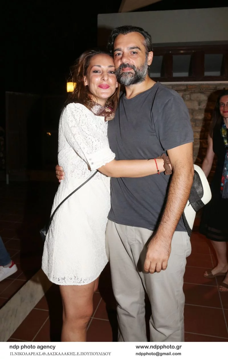 Αργύρης Ξάφης με την αδερφή του, Ευφροσύνη