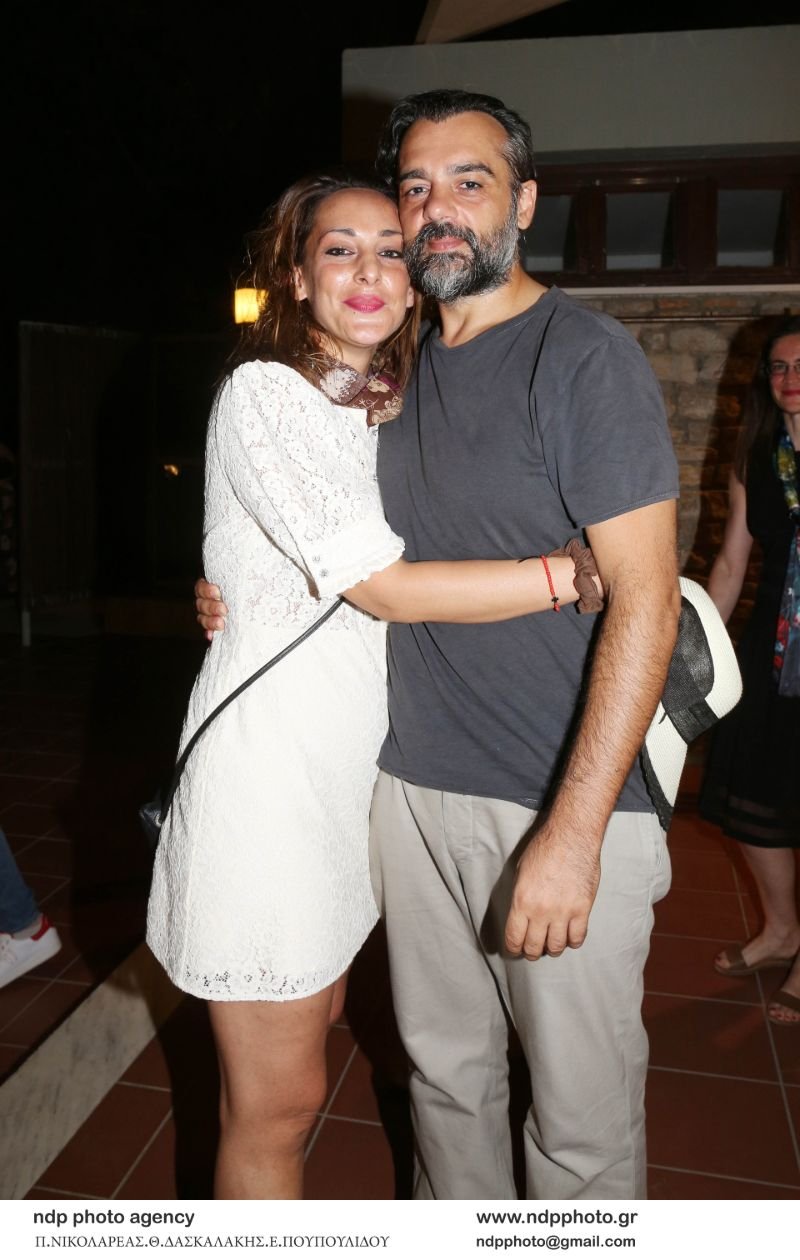 Αργύρης Ξάφης με την αδερφή του, Ευφροσύνη