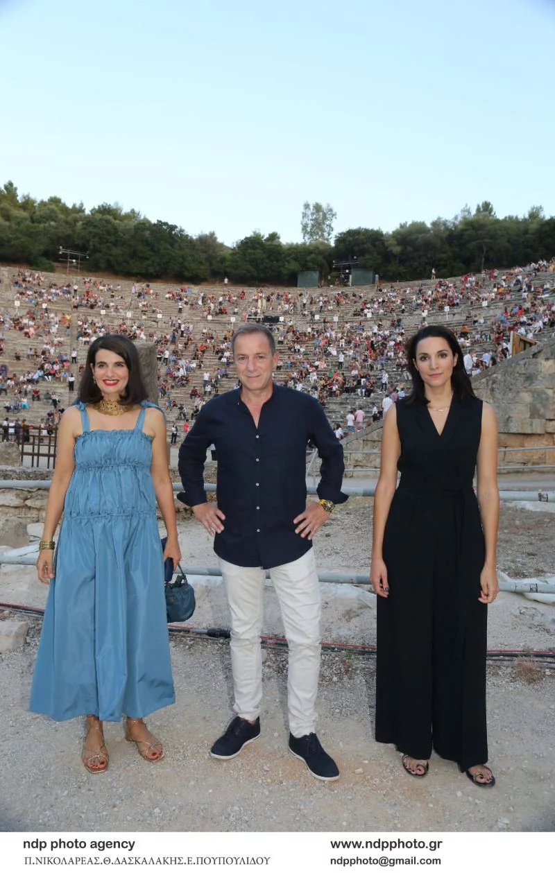 Εύα Νάθενα, Δημήτρης Λιγνάδης, Κατερίνα Ευαγγελάτου