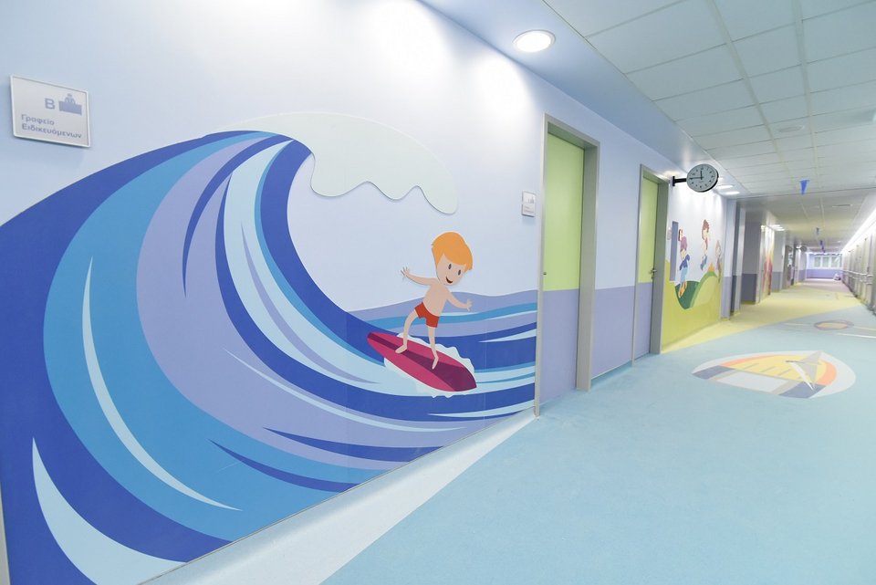 Ο τέταρτος όροφος του παιδιατρικού νοσοκομείου «Η Αγία Σοφία»