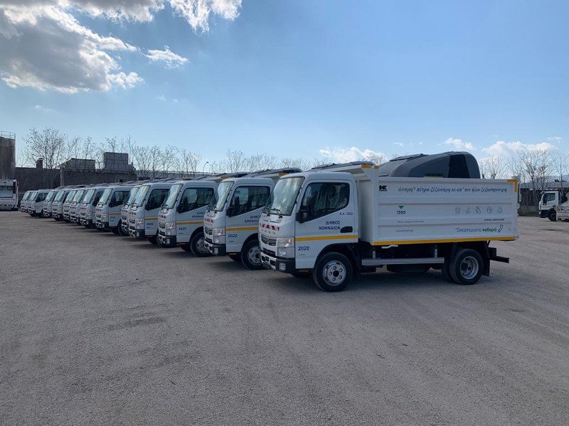 Τα νέα οχήματα καθαρισμού του Δήμου Αθηναίων