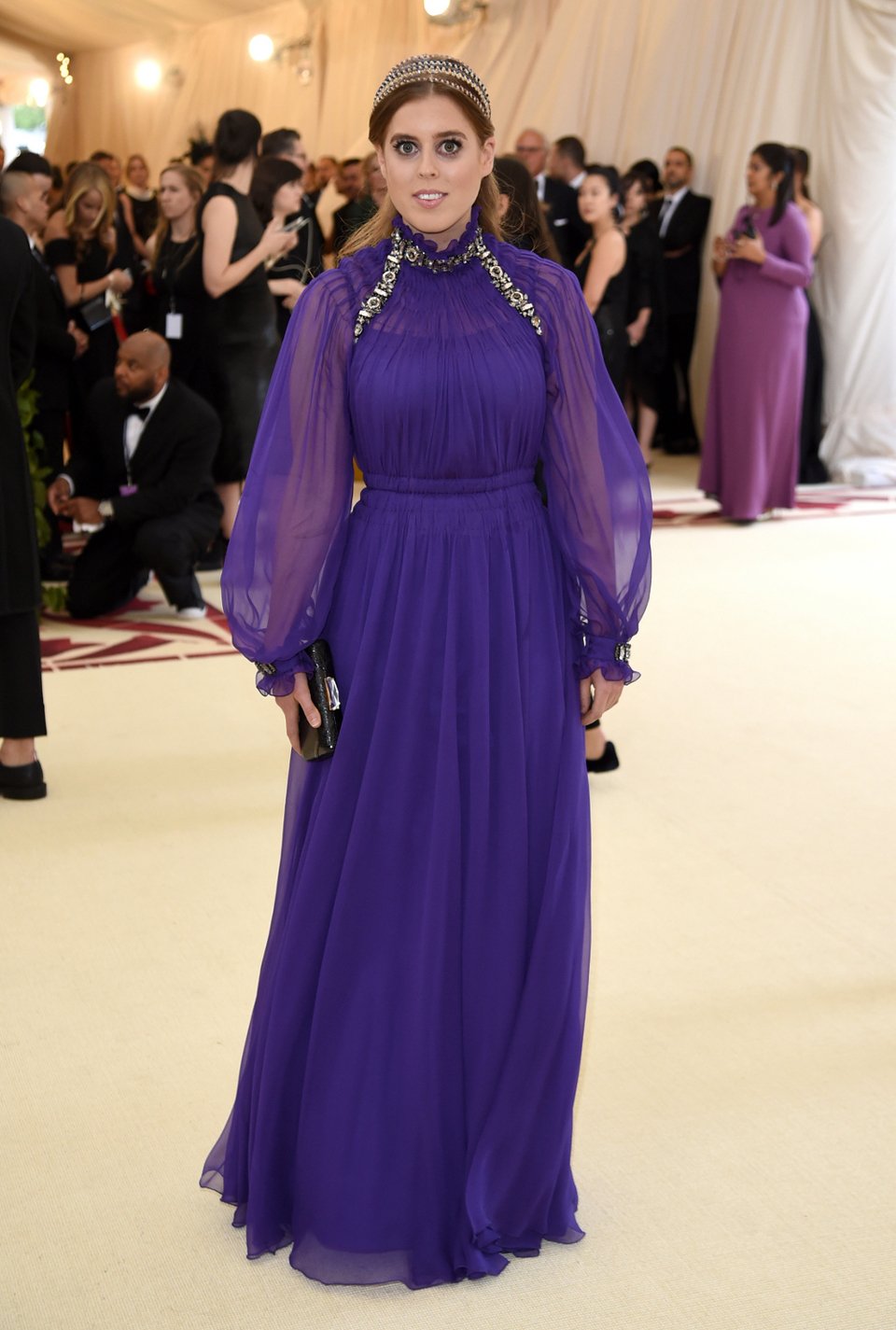Η πριγκίπισσα Βεατρίκη στο περσινό Met Gala