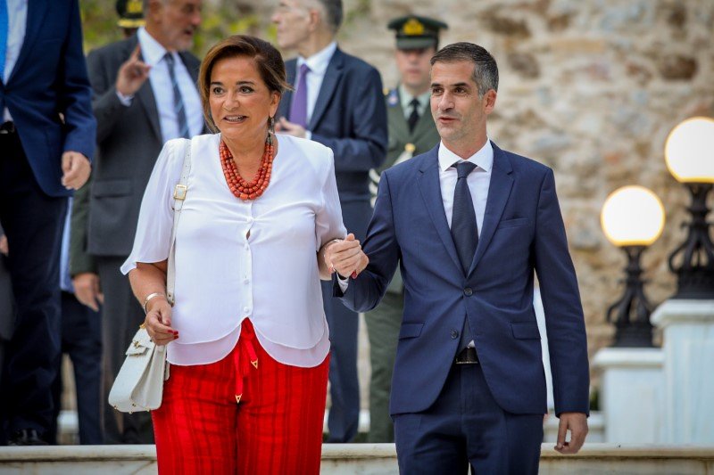 Η Ντόρα Μπακογιάννη και ο δήμαρχος Αθηναίων, Κώστας Μπακογιάννης / Φωτογραφία: ΕUROKINISSI/ΣΩΤΗΡΗΣ ΔΗΜΗΤΡΟΠΟΥΛΟΣ