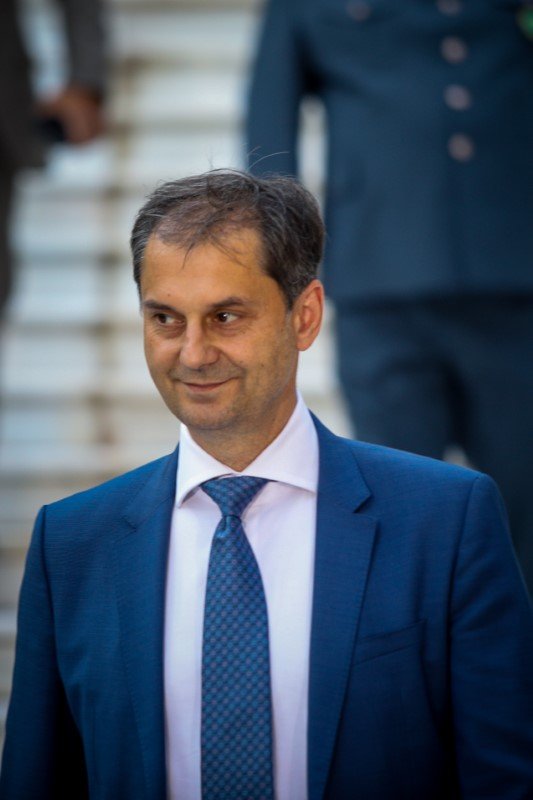 Ο υπουργός Τουρισμού, Χάρης Θεοχάρης, στο Προεδρικό / Φωτογραφία: ΕUROKINISSI/ΣΩΤΗΡΗΣ ΔΗΜΗΤΡΟΠΟΥΛΟΣ