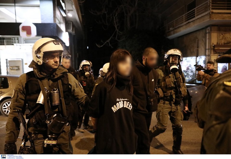Προσαγωγές φοιτητών/ Φωτογραφία: INTIME NEWS