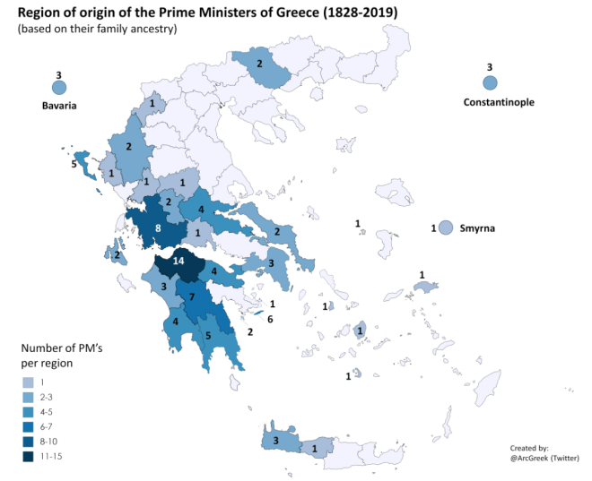 Ο χάρτης του ιστορικού ερευνητή Wedaneus