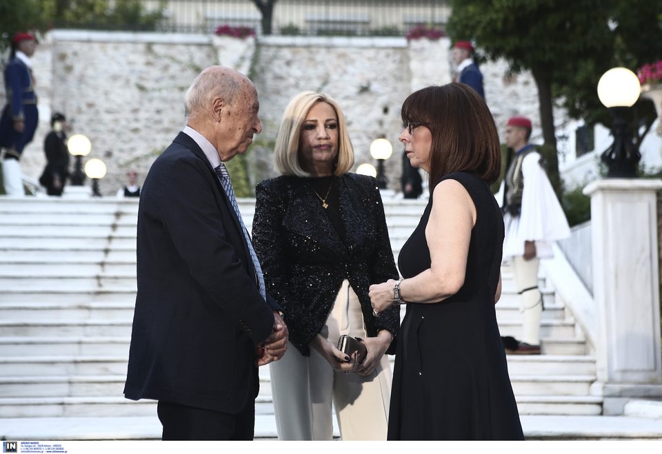 Η Φώφη Γεννηματά και ο Κώστας Σημίτης με την Κατερίνα Σακελλαροπούλου / Φωτογραφία: Intimenews/ΤΖΑΜΑΡΟΣ ΠΑΝΑΓΙΩΤΗΣ