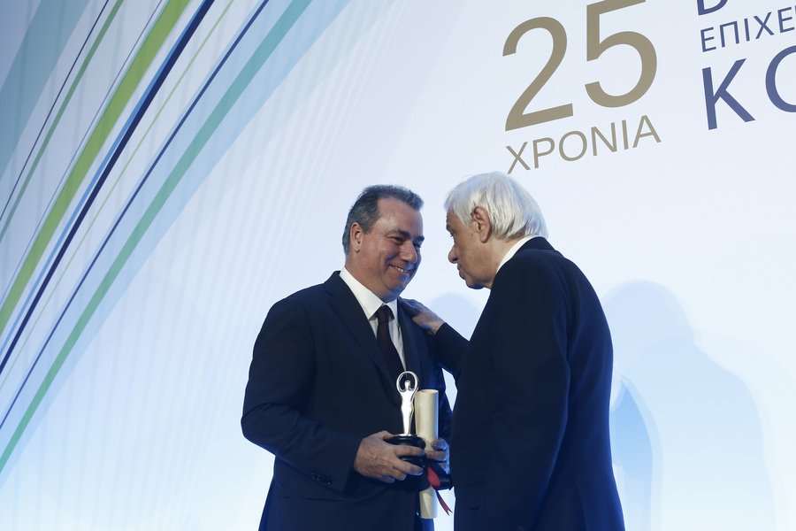 Ο Πρόεδρος της Δημοκρατίας Προκόπης Παυλόπουλος στα βραβεία επιχειρηματικότητας Κούρος