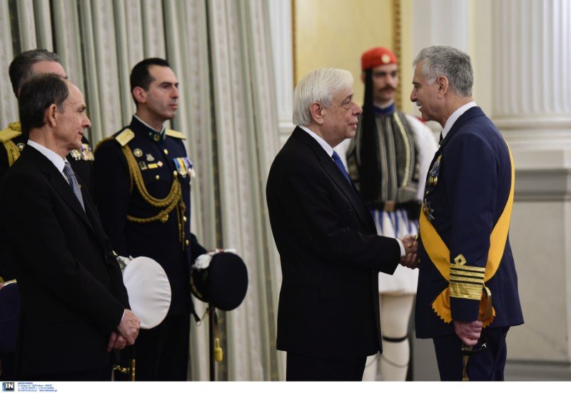  Ο αρχηγός ΓΕΕΘΑ πτέραρχος Χρ. Χριστοδούλου, εύχεται στον Πρόεδρο της Δημοκρατίας