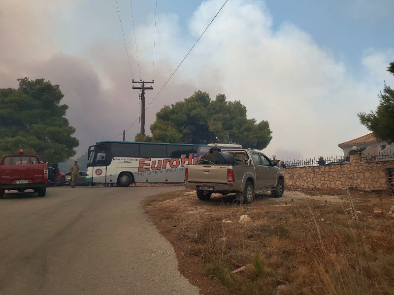 Φωτιά στη Ζάκυνθο -Φωτογραφία: EUROKINISSI/ΗΜΕΡΑ ΖΑΚΥΝΘΟΥ