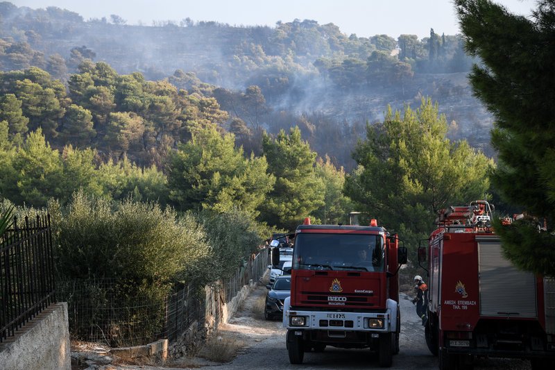 Πυρκαγιά στη Νέα Μάκρη