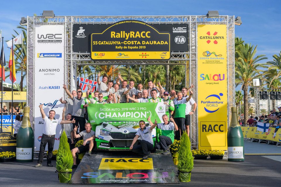 Η Skoda πολυνίκης σε WRC 2 Pro και WRC 2 το 2019