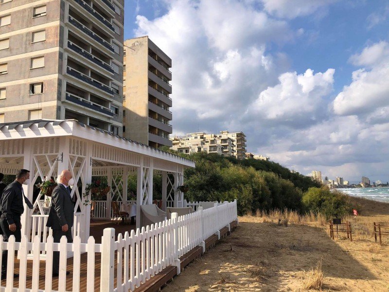 Οι ετοιμασίες για το πικ νικ προς τιμήν του Ερντογάν στην Αμμόχωστο