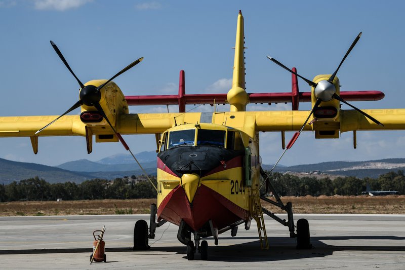 Ενα από τα δύο ελληνικά πυροσβεστικά αεροσκάφη που εντάχθηκαν στο RescEU